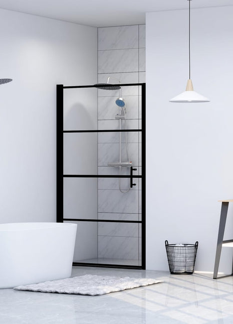 Douchedeur Gehard Glas Zwart