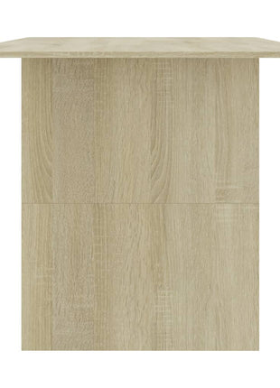 Eettafel 180x90x76 cm bewerkt hout sonoma eikenkleurig