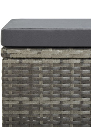 1 Tuinset Met Kussens Poly Rattan