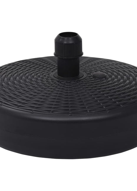 Parasolvoet gevuld met zand/water 24 L zwart