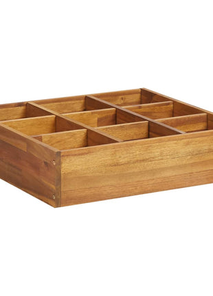 Kruidenplantenbak Verhoogd 60X60X15 Cm Massief Acaciahout
