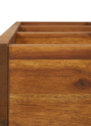 Kruidenplantenbak Verhoogd 60X60X15 Cm Massief Acaciahout