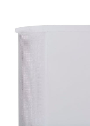 Windscherm 6-panelen 800x160 cm stof zandwit