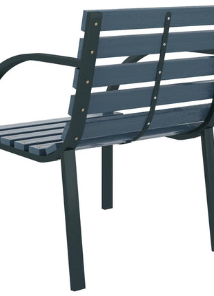 Tuinstoelen 2 st hout grijs