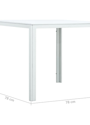 Salontafel Hout-Look 78X78X74 Cm Hdpe