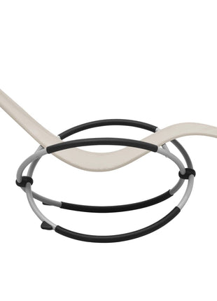 Kinderligbed staal crèmekleurig