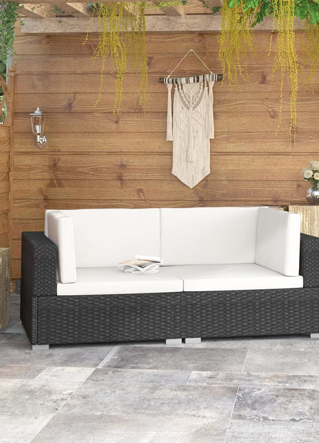 Hoekbanken Met Kussens Poly Rattan