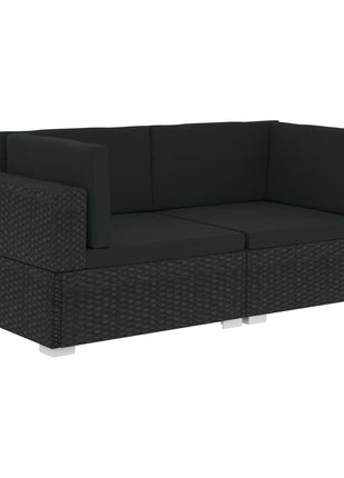 Hoekbanken Met Kussens Poly Rattan