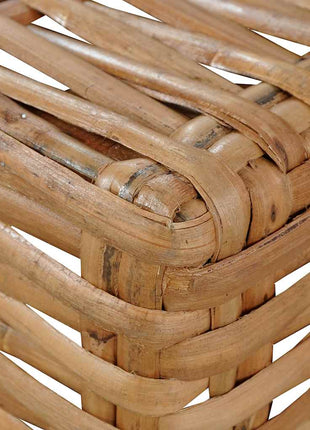 Bank Zonder Armleuning Met Kussens Natuurlijk Rattan