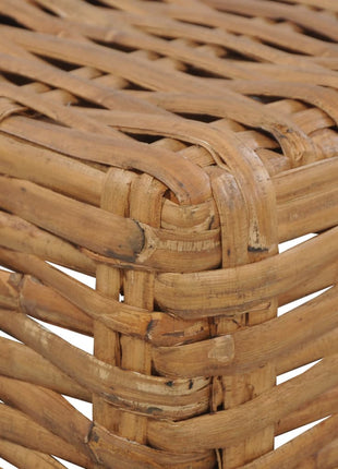 Salontafel 47X47X28 Cm Natuurlijk Rattan