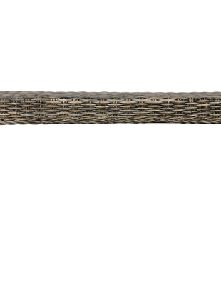 Bankje 110 Cm Natuurlijk Kubu Rattan En Massief Mahoniehout