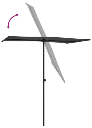 Parasol Met Aluminium Paal Kleurig