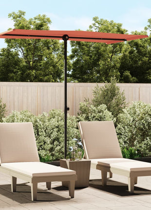 Parasol Met Aluminium Paal Kleurig