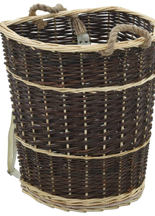 Houtmand Met Draagriemen 44,5X37X50 Cm Natuurlijk Wilgenhout