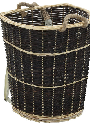 Houtmand Met Draagriemen 44,5X37X50 Cm Natuurlijk Wilgenhout