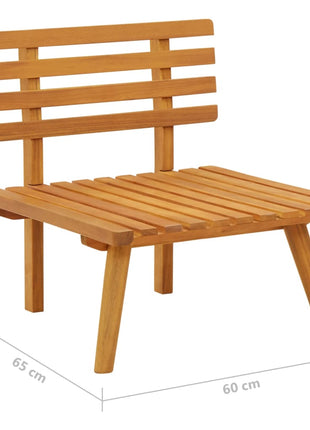 Tuinstoel Met Kussens Massief Acaciahout