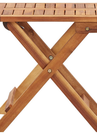 Salontafel Inklapbaar 40X40X40 Cm Massief Acaciahout
