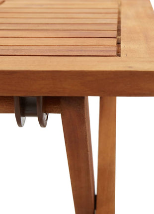 Salontafel Inklapbaar 40X40X40 Cm Massief Acaciahout