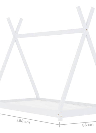 Kinderbedframe Massief Grenenhout