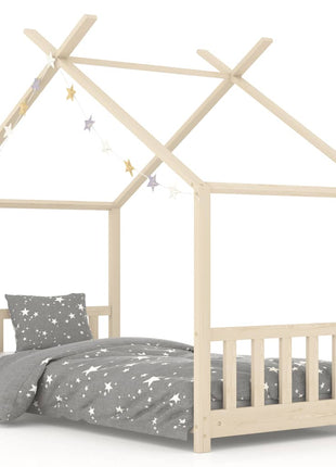 Kinderbedframe Massief Grenenhout