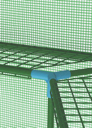 Tuinkas Met Schappen 227X223 Cm Staal