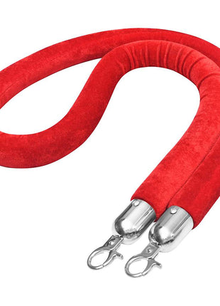 Afzetkoord Fluweel Rood En Kleurig