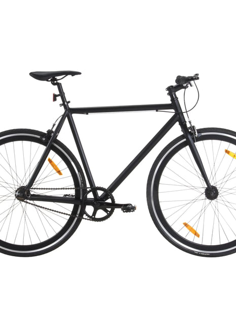 Fiets met vaste versnelling 700 c 51 cm zwart