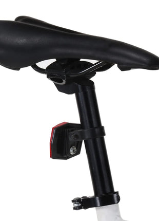 Fiets met vaste versnelling 700 c 59 cm wit en oranje