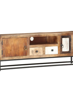 Tv-Meubel 120X30X40 Cm Massief Gerecycled Hout
