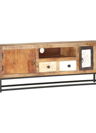 Tv-Meubel 120X30X40 Cm Massief Gerecycled Hout