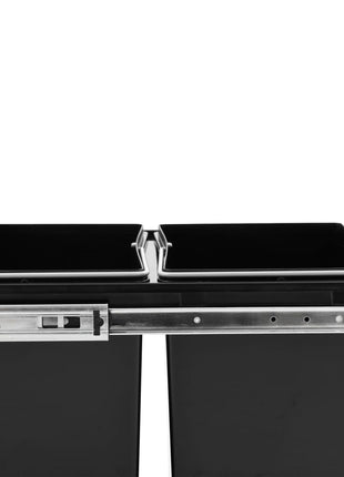 Inbouwprullenbak uittrekbaar soft-close 36 L
