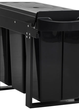 Inbouwprullenbak uittrekbaar soft-close 36 L