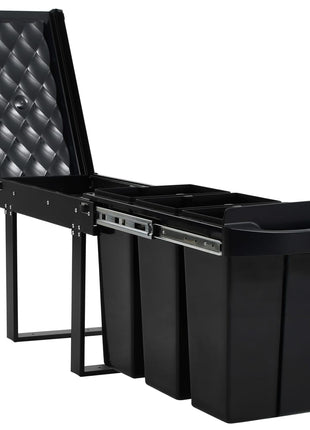 Inbouwprullenbak uittrekbaar soft-close 36 L