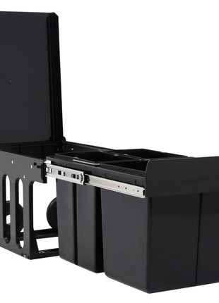 Inbouwprullenbak uittrekbaar soft-close 48 L