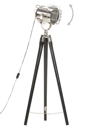 Vloerlamp Driepoot 97 Cm Massief Mangohout