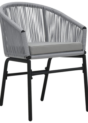 Tuinstoelen 2 st PE-rattan antracietkleurig