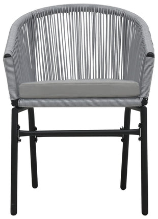 Tuinstoelen 2 st PE-rattan antracietkleurig