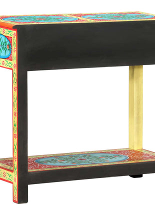 Wandtafel Handgeschilderd 80X35X75 Cm Massief Mangohout