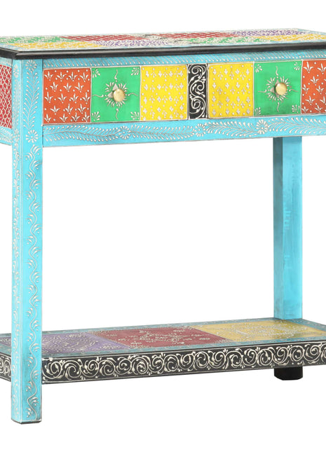 Wandtafel Handgeschilderd 80X35X75 Cm Massief Mangohout