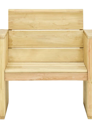 Tuinstoel 89x76x76 cm geïmpregneerd grenenhout