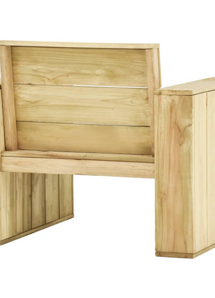 Tuinstoel 89x76x76 cm geïmpregneerd grenenhout