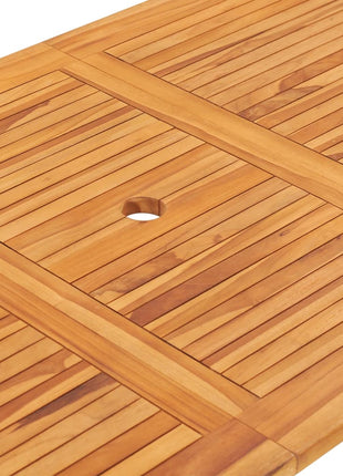Tuintafel Inklapbaar 160X80X75 Cm Massief Teakhout