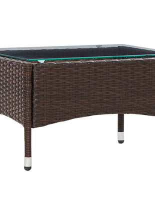 Salontafel 60X40X36 Cm Poly Rattan
