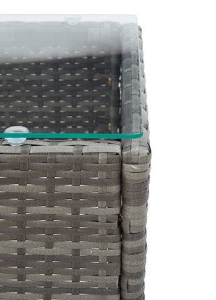 Salontafel 60X40X36 Cm Poly Rattan