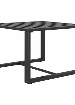 6-delige Loungeset met kussens aluminium antraciet