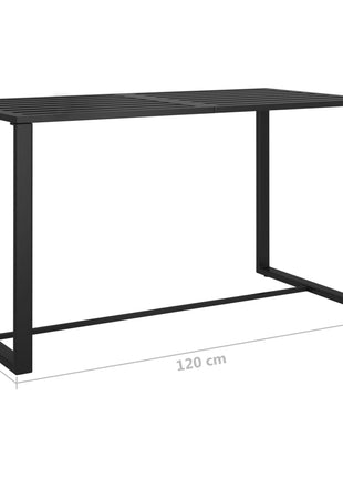 6-delige Loungeset met kussens aluminium antraciet