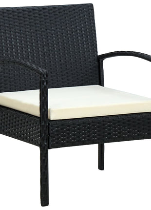 Tuinstoel Met Kussen Poly Rattan