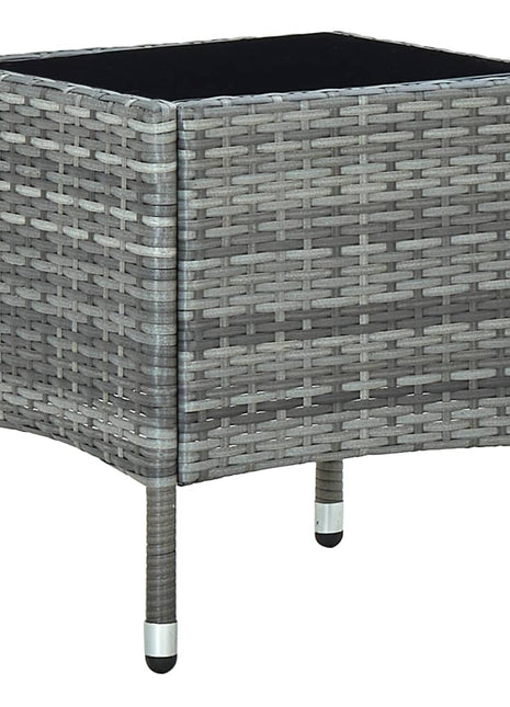 Tuintafel 40X40X45 Cm Poly Rattan