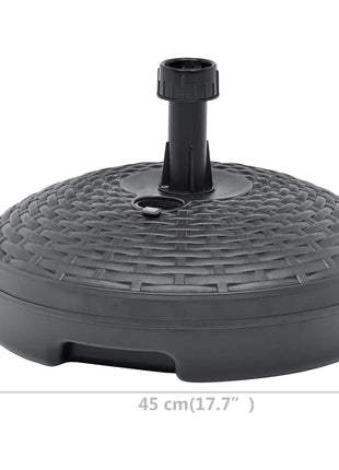 Parasolvoet Gevuld Zand/Water 20 L Kunststof Rattan