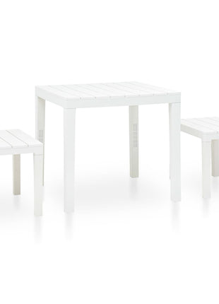Tuintafel Met 2 Banken Kunststof